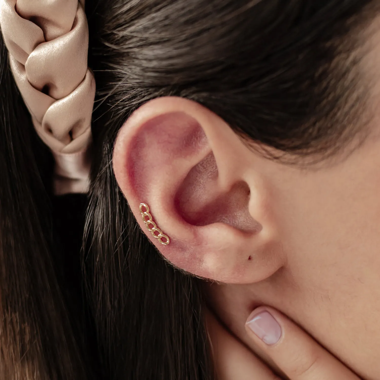 Ohrstecker | Piercings | Hey Happiness Chunky Glieder Ohrpiercing Sterlingsilber