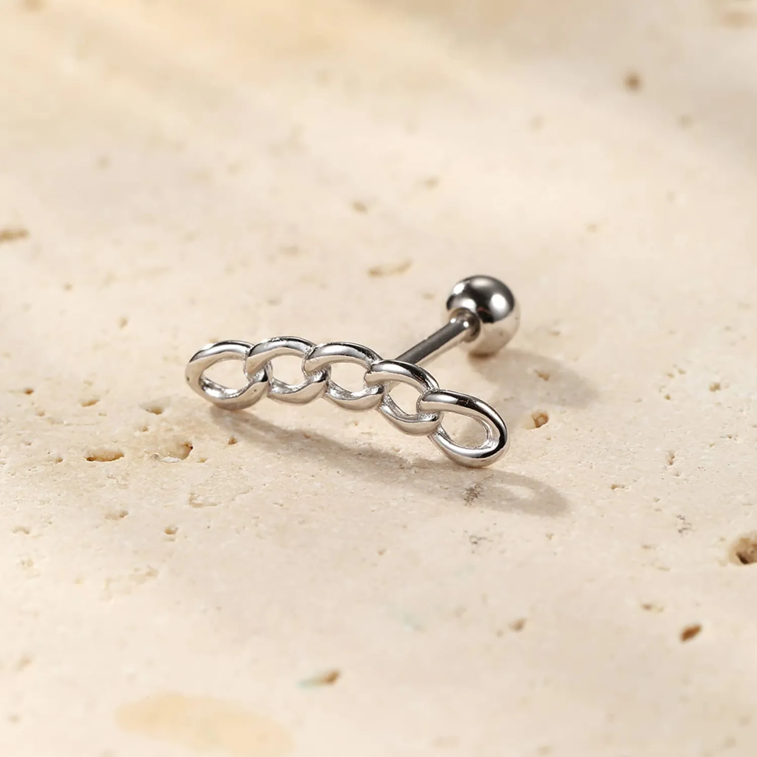 Ohrstecker | Piercings | Hey Happiness Chunky Glieder Ohrpiercing Sterlingsilber