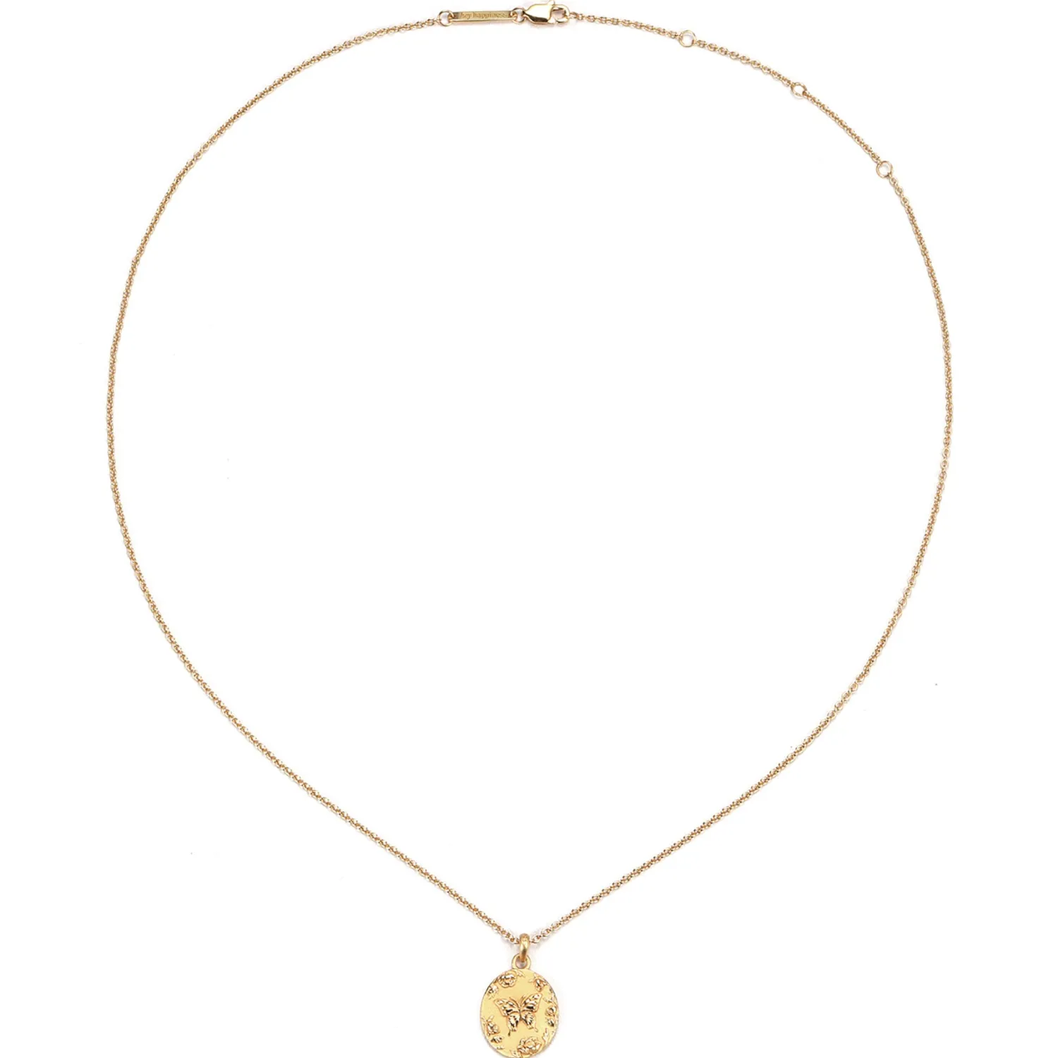 Filigrane Ketten | Hey Happiness Collar Colgante El Conector Plata de Ley 925