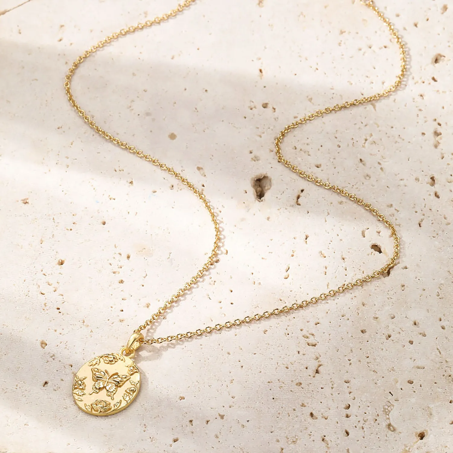 Filigrane Ketten | Hey Happiness Collar Colgante El Conector Plata de Ley 925