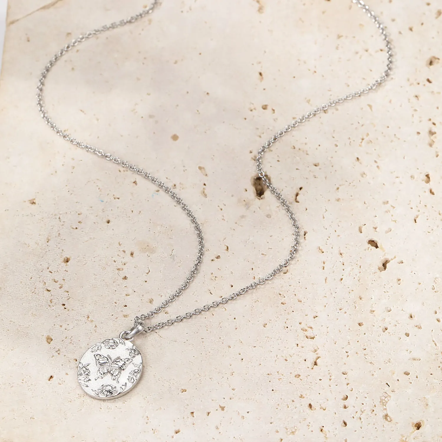 Filigrane Ketten | Hey Happiness Collar Colgante El Conector Plata de Ley 925