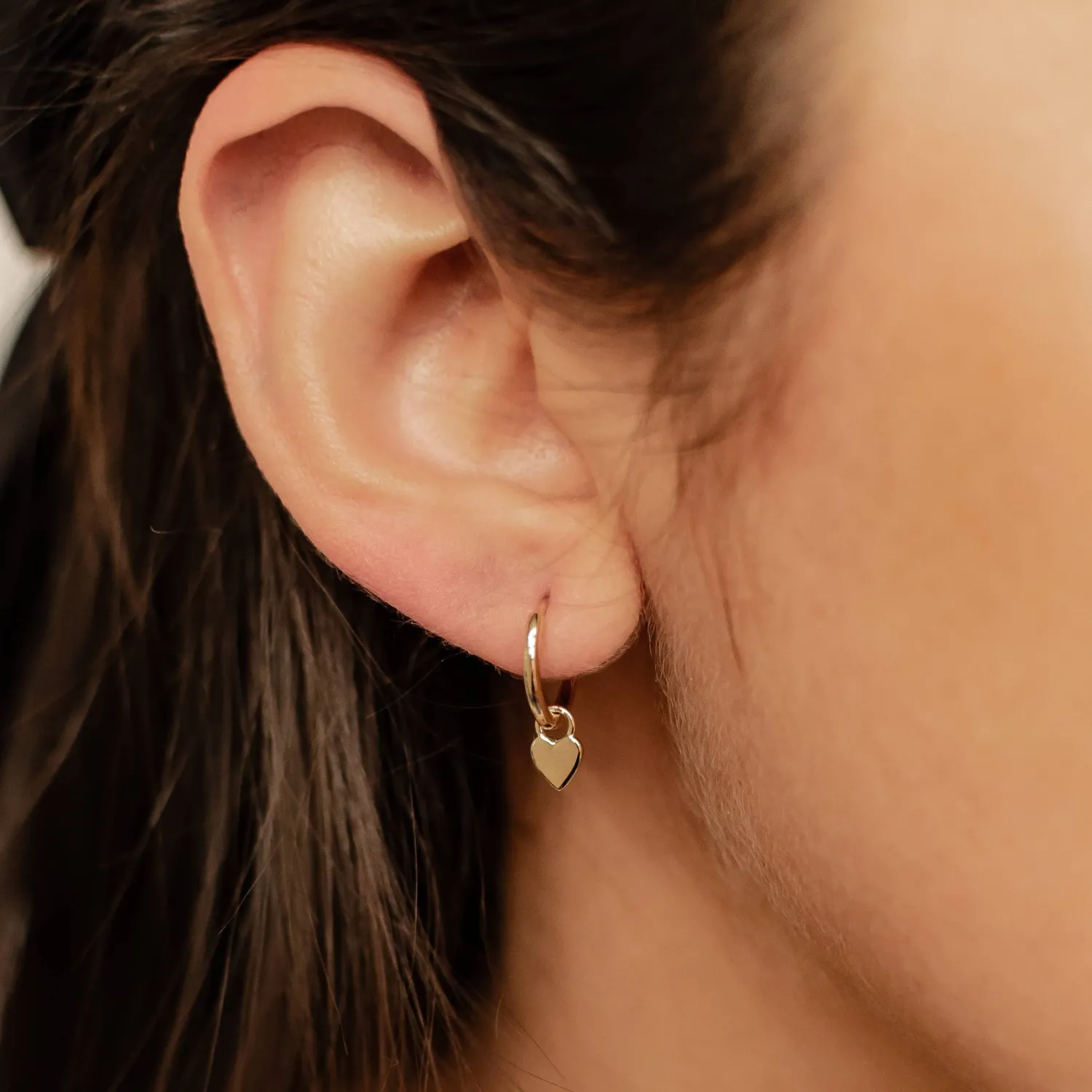 Ohrstecker | Hey Happiness Compassion Ohrringe 14K Gold