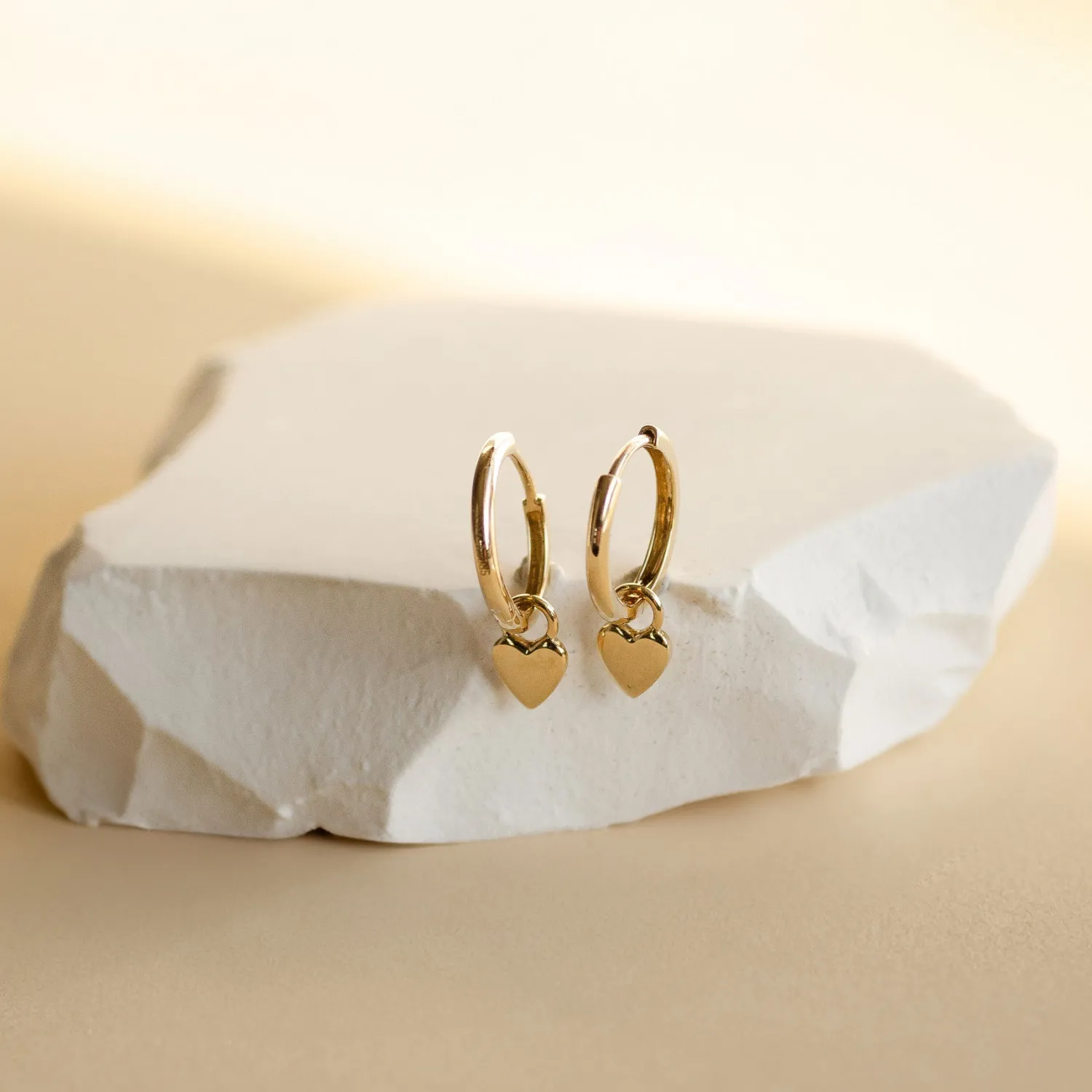 Ohrstecker | Hey Happiness Compassion Ohrringe 14K Gold