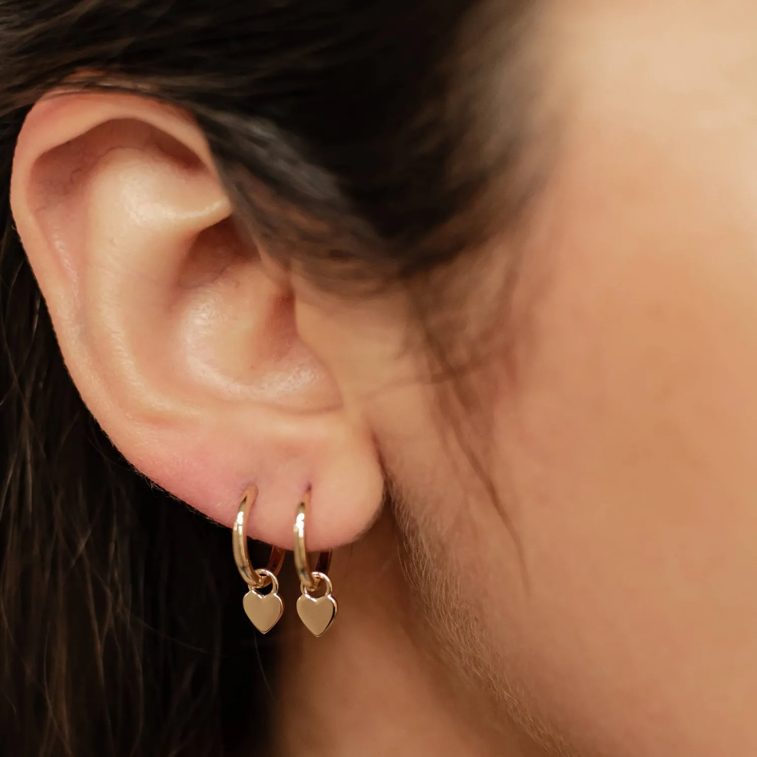 Ohrstecker | Hey Happiness Compassion Ohrringe 14K Gold