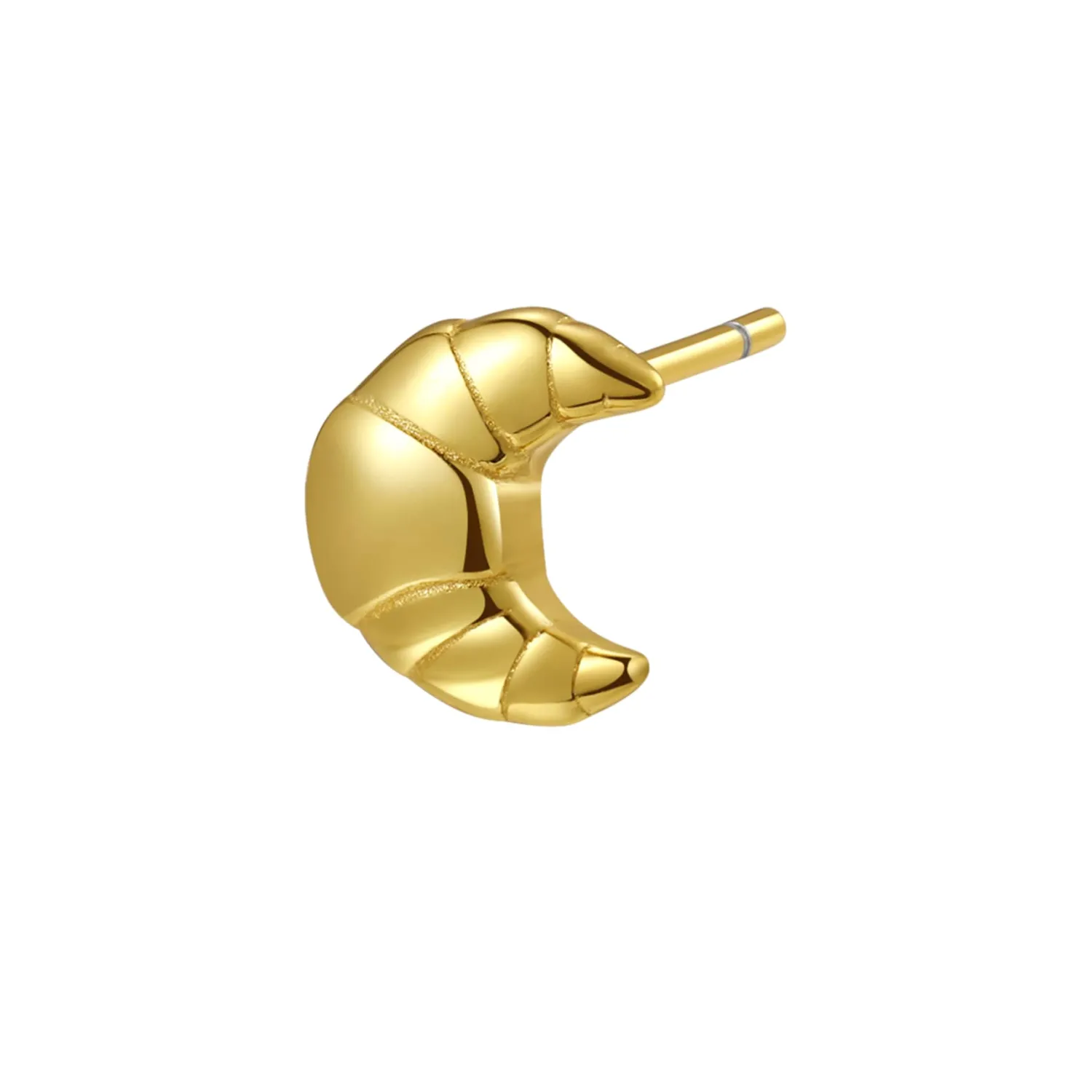 Ohrstecker | Hey Happiness Croissant Ohrstecker Sterlingsilber