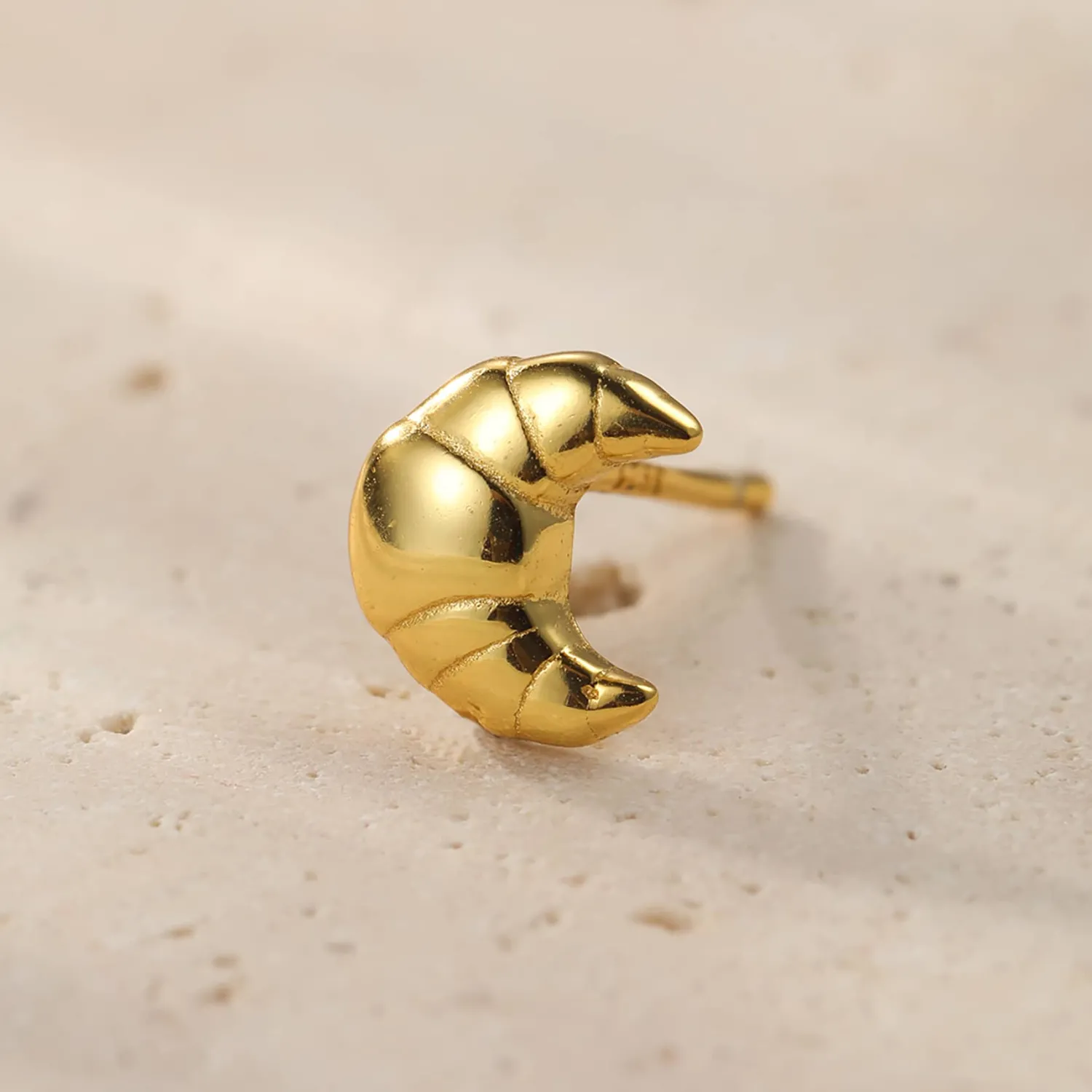 Ohrstecker | Hey Happiness Croissant Ohrstecker Sterlingsilber