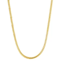 Statement Ketten | Hey Happiness Cuban Link Kette Panzerkette in Gold