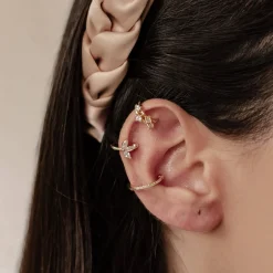 Earring Stack Sets | Ear Cuffs | Hey Happiness Cuff Ohrringe Set aus Sterlingsilber