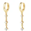 Huggie Ohrringe | Hey Happiness Dangle Huggie Ohrringe Sterlingsilber in Gold
