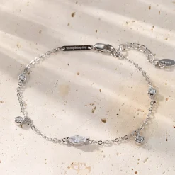 Charm Armbänder | Hey Happiness Dazzle Armkette Sterlingsilber Gold