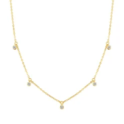 Filigrane Ketten | Hey Happiness Dazzling Zirkonia Kette Sterlingsilber