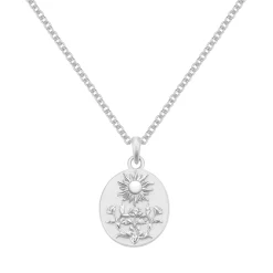 Filigrane Ketten | Hey Happiness Der Sonnenschein Anhänger Kette aus Sterlingsilber