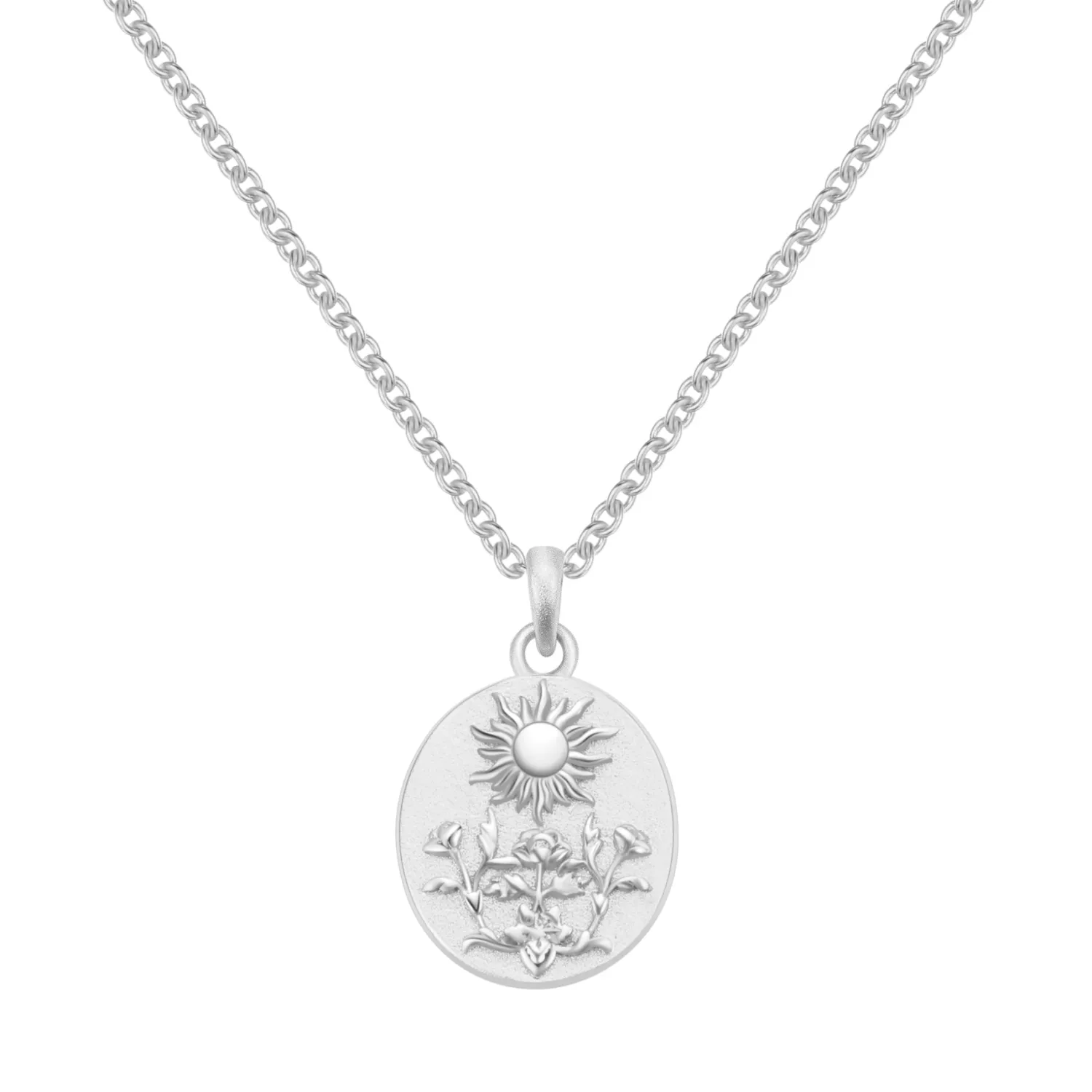 Filigrane Ketten | Hey Happiness Der Sonnenschein Anhänger Kette aus Sterlingsilber