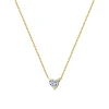 Filigrane Ketten | Hey Happiness Devotion Diamant Herz Anhänger Kette 585 Gold
