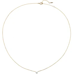 Filigrane Ketten | Hey Happiness Devotion Diamant Herz Anhänger Kette 585 Gold