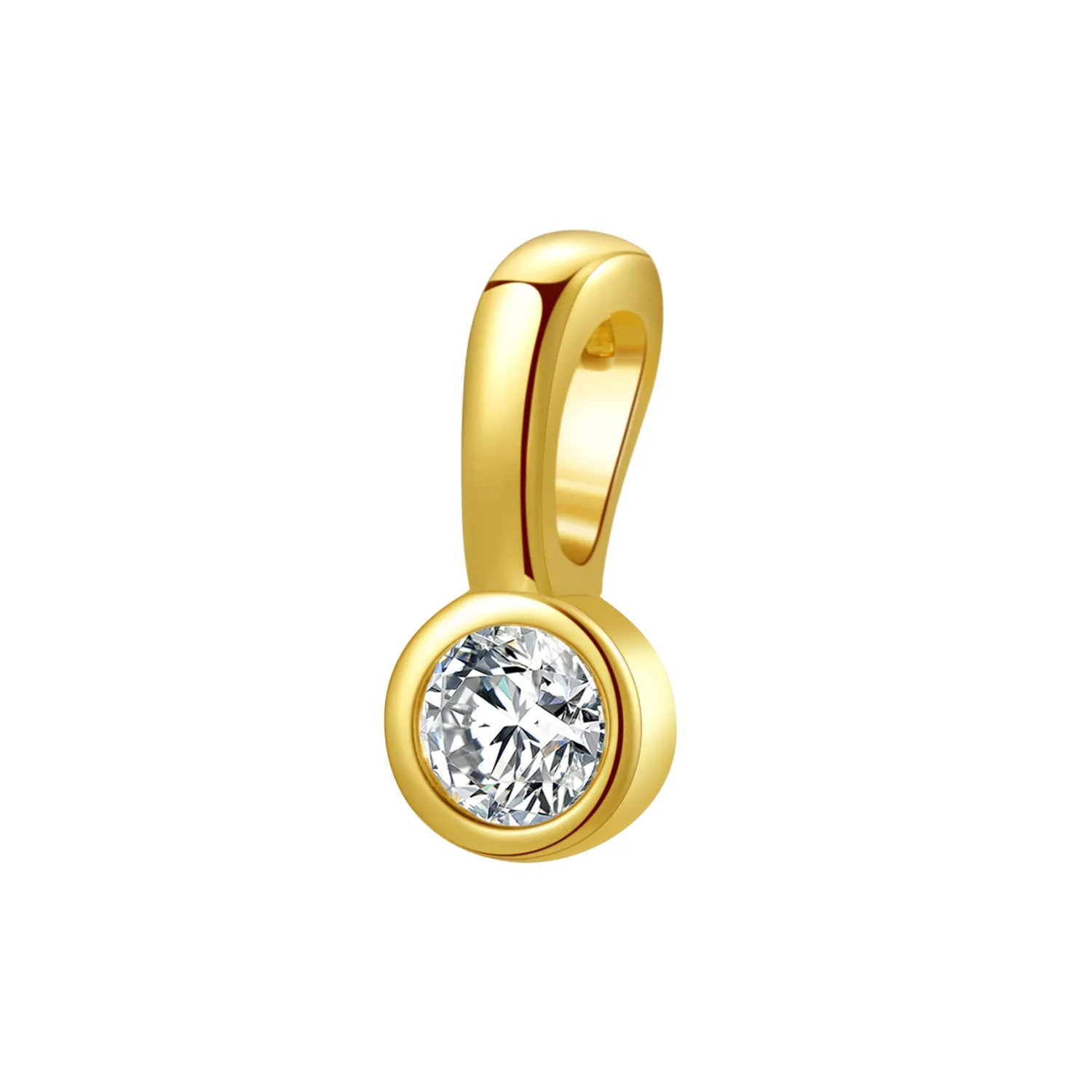 Anhänger | Hey Happiness Diamant Clip Anhänger Sterlingsilber