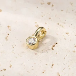 Anhänger | Hey Happiness Diamant Clip Anhänger Sterlingsilber