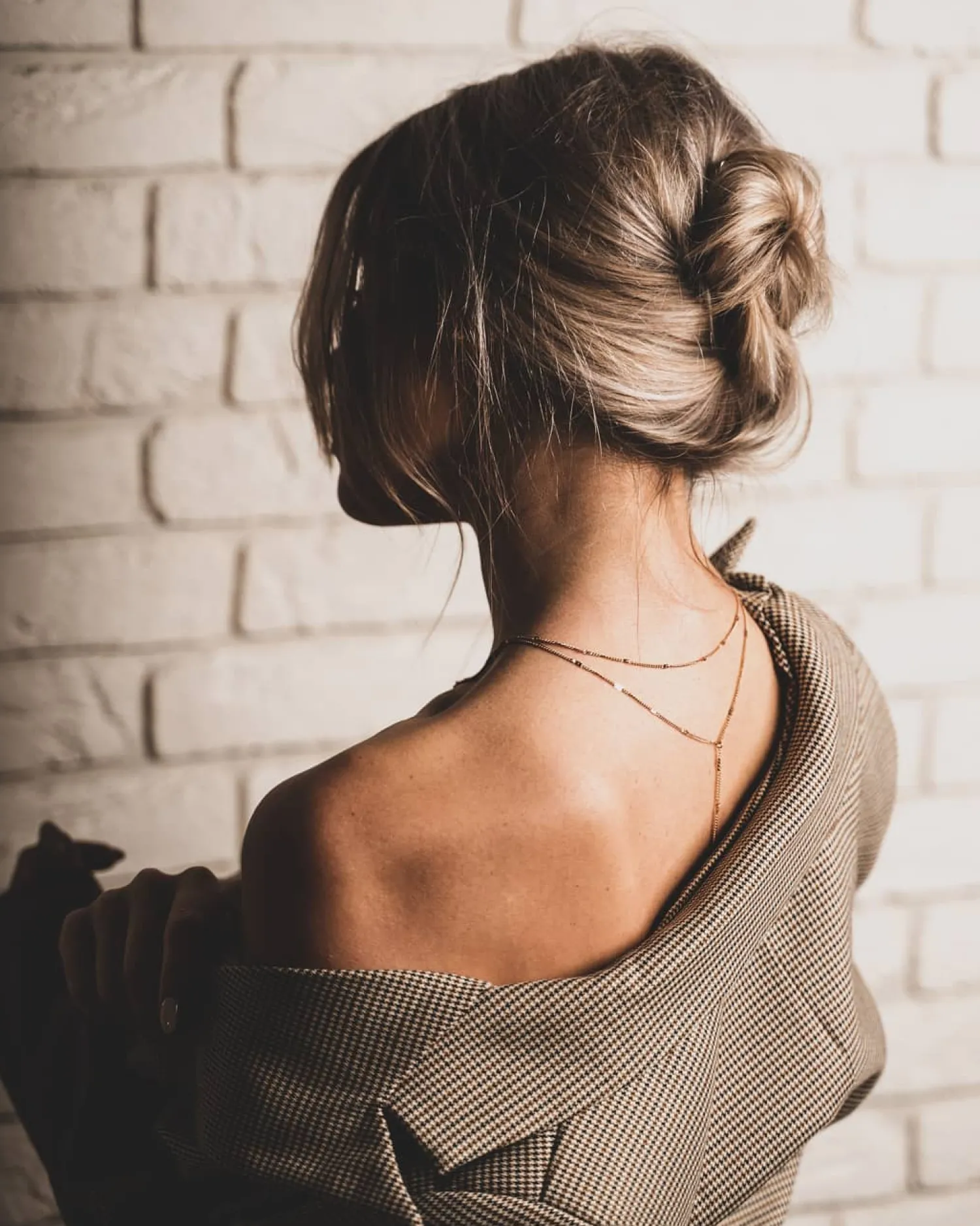 Lariat Necklaces | Filigrane Ketten | Hey Happiness Doppelreihige Y Kette in Rosegold Rose Gold