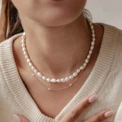 Necklace Sets | Perlenketten | Hey Happiness Double Grace Perlenketten Set aus Sterlingsilber