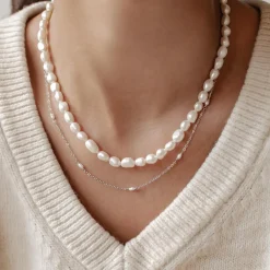 Necklace Sets | Perlenketten | Hey Happiness Double Grace Perlenketten Set aus Sterlingsilber