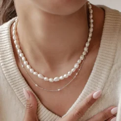 Necklace Sets | Perlenketten | Hey Happiness Double Grace Perlenketten Set aus Sterlingsilber