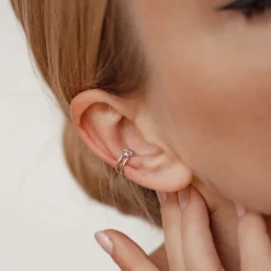 Ohrstecker | Hey Happiness Drei Sterne Ear Cuff Sterlingsilber Silver