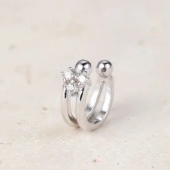Ohrstecker | Hey Happiness Drei Sterne Ear Cuff Sterlingsilber Silver