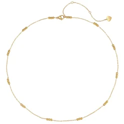 Filigrane Ketten | Hey Happiness Dreikugel Satelliten Kette Wasserfest