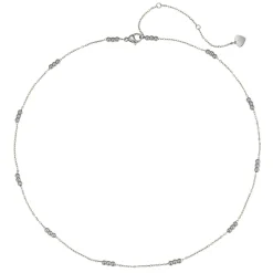 Filigrane Ketten | Hey Happiness Dreikugel Satelliten Kette Wasserfest
