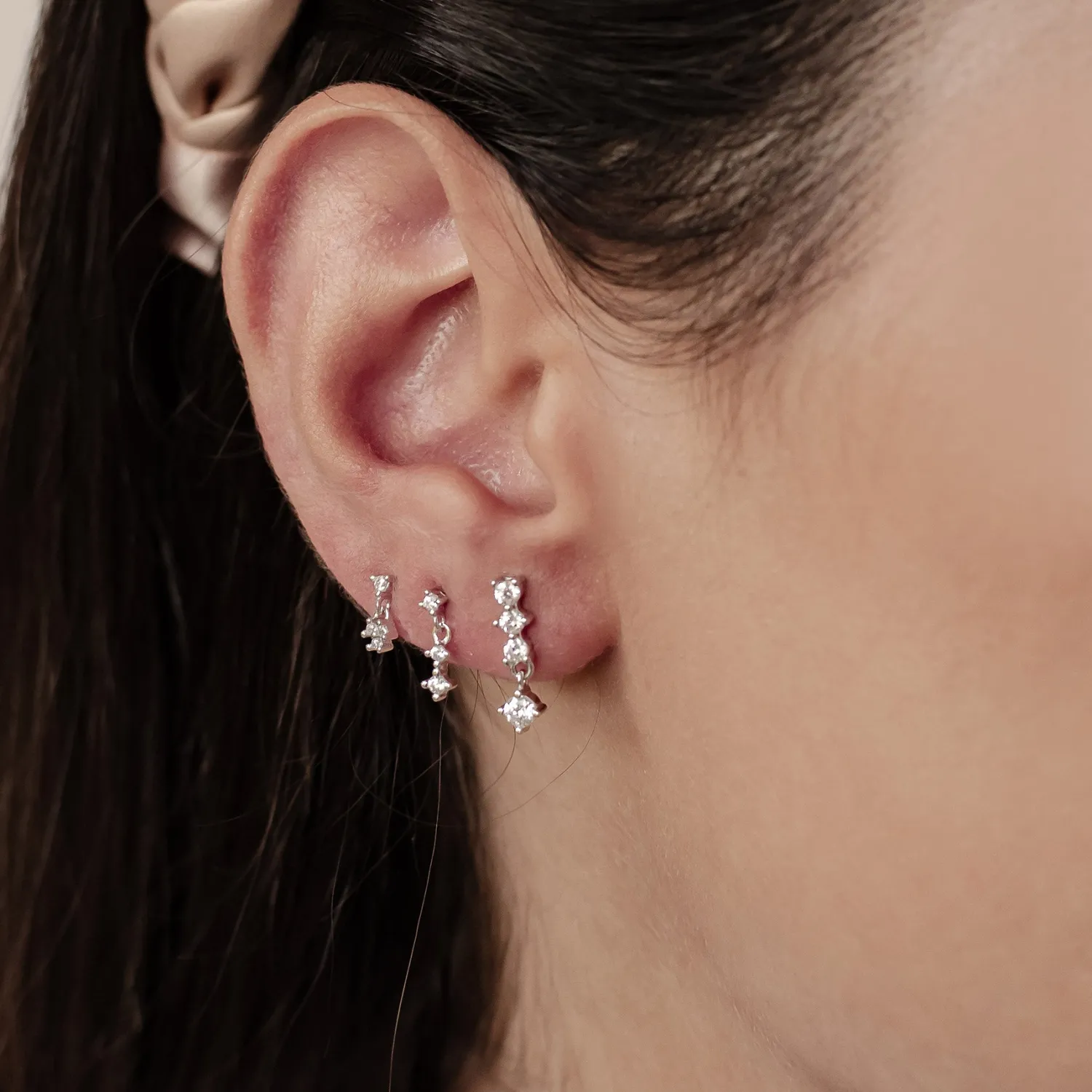 Earring Stack Sets | Hey Happiness Drop Ohrringe Set Sterlingsilber
