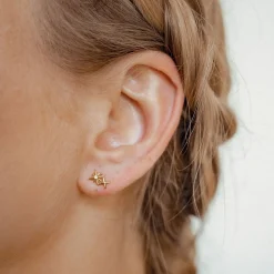 Ohrstecker | Hey Happiness Duo Konstellation Ohrstecker aus Sterlingsilber in Gold