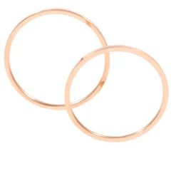 Schlichte Ringe | Hey Happiness Edelstahl Ring Set in Rosegold Rose Gold