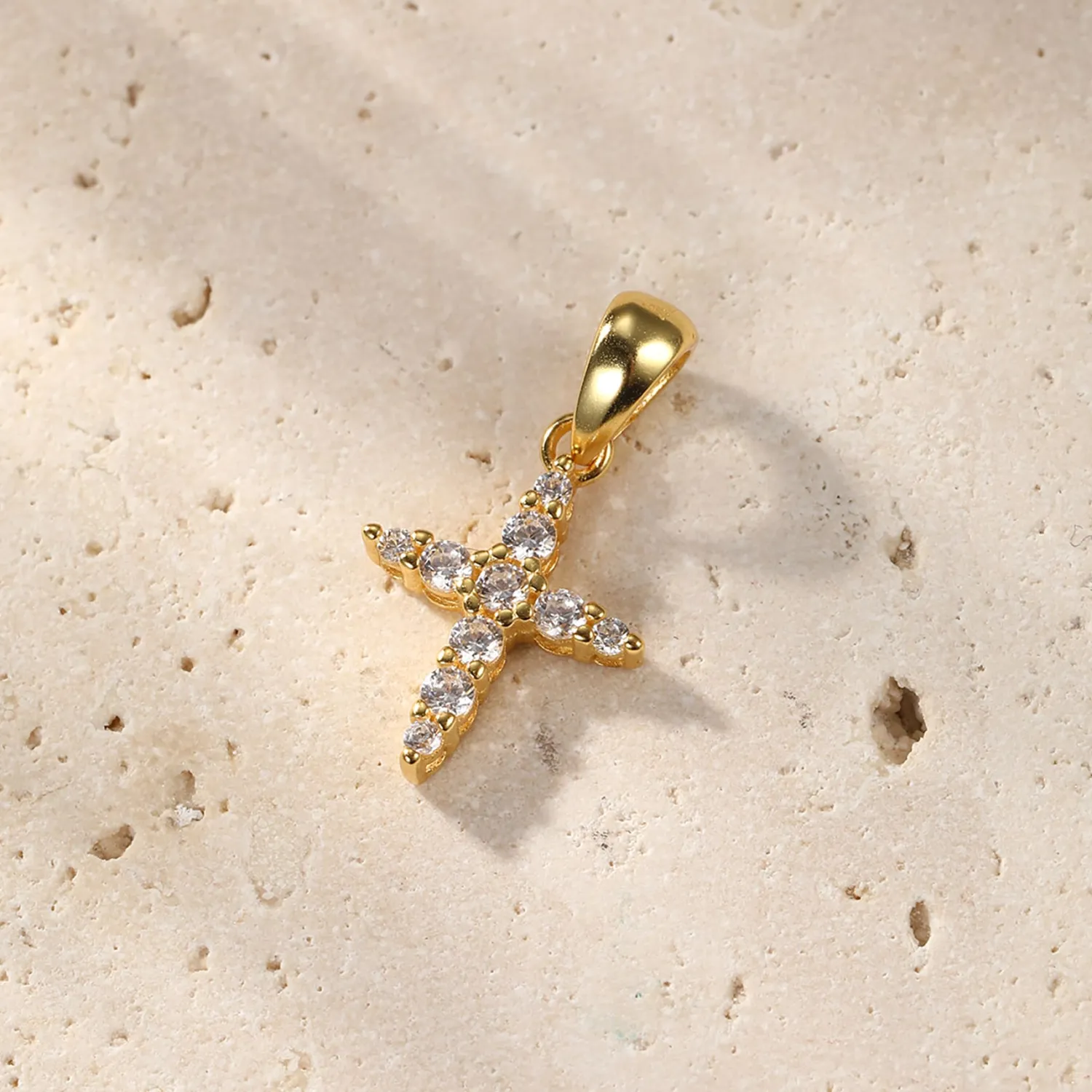 Anhänger | Filigrane Ketten | Hey Happiness Edelstein Kreuz Anhänger Kette aus Sterlingsilber