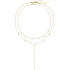 Necklace Sets | Lariat Necklaces | Hey Happiness Ellipse Halsketten-Set Sterling Silber