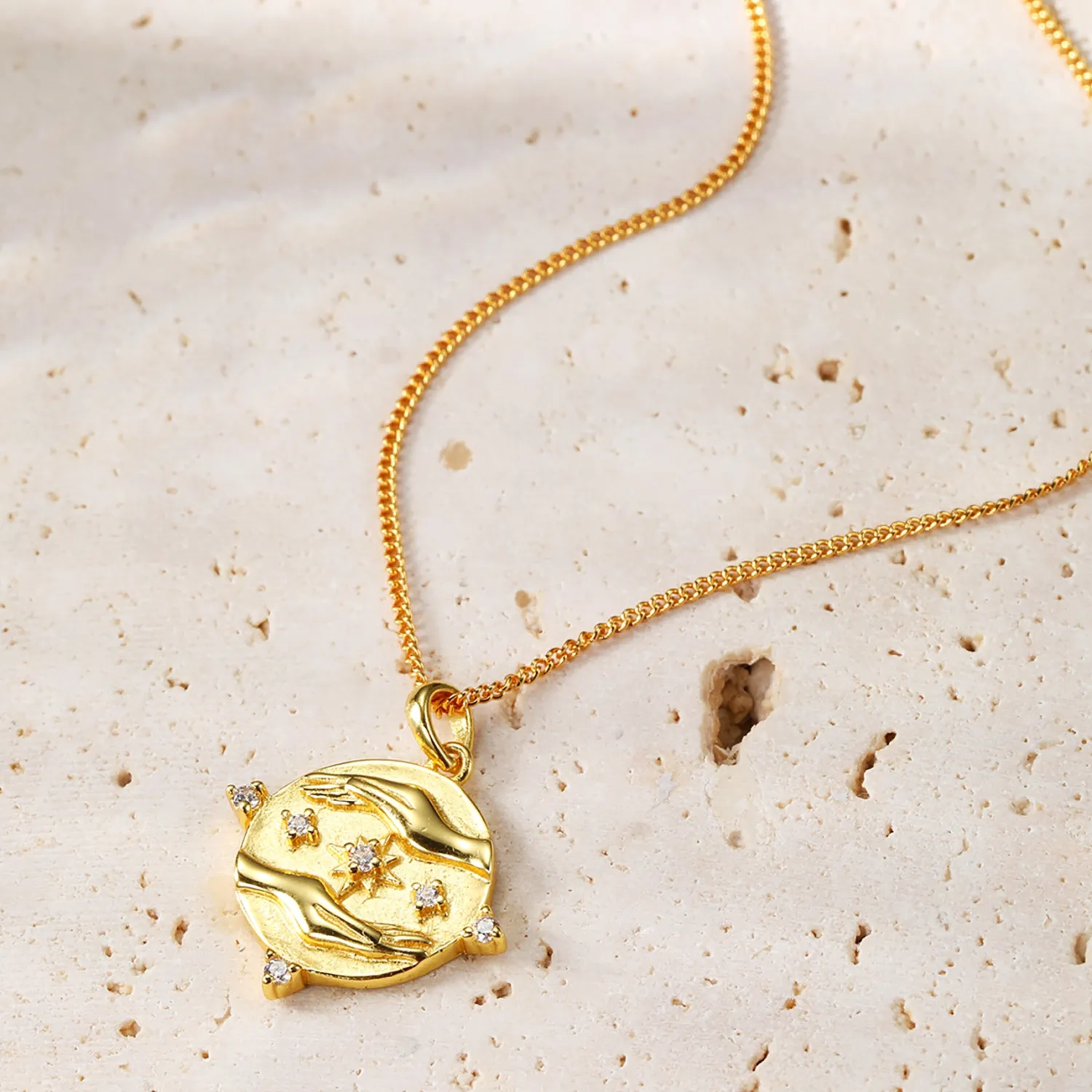 Filigrane Ketten | Hey Happiness Empowerment Kette mit Anhänger Sterlingsilber