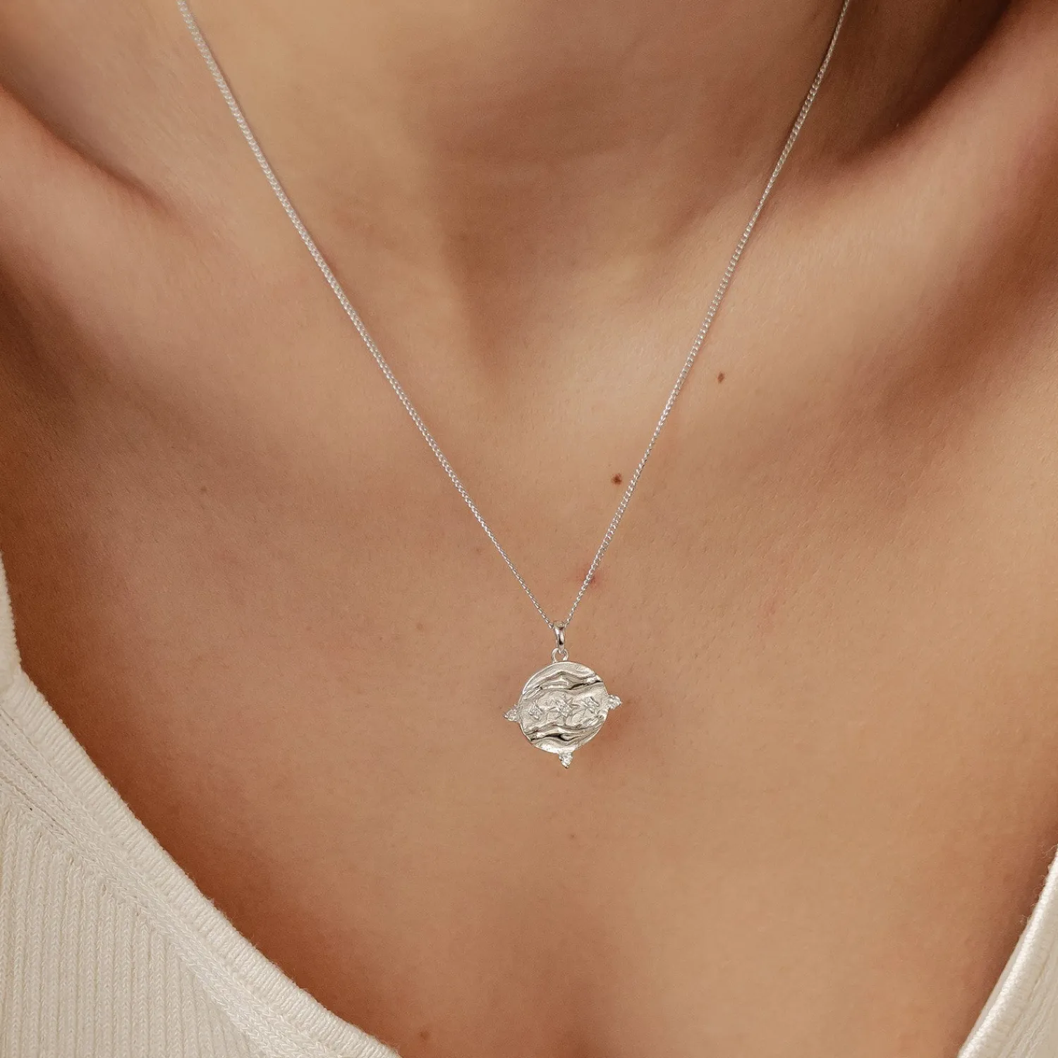 Filigrane Ketten | Hey Happiness Empowerment Kette mit Anhänger Sterlingsilber