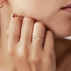 Trauringe Und Eheringe | Hey Happiness Endlose Liebe Diamant Ring 14K Gold