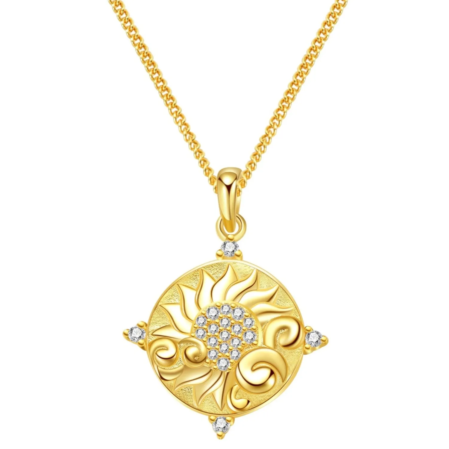 Filigrane Ketten | Hey Happiness Energy Kette mit Anhänger aus Sterlingsilber
