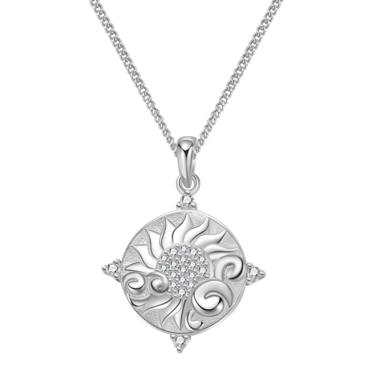 Filigrane Ketten | Hey Happiness Energy Kette mit Anhänger aus Sterlingsilber