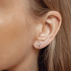 Ohrstecker | Hey Happiness Erfolg Ohrstecker 9K Gold