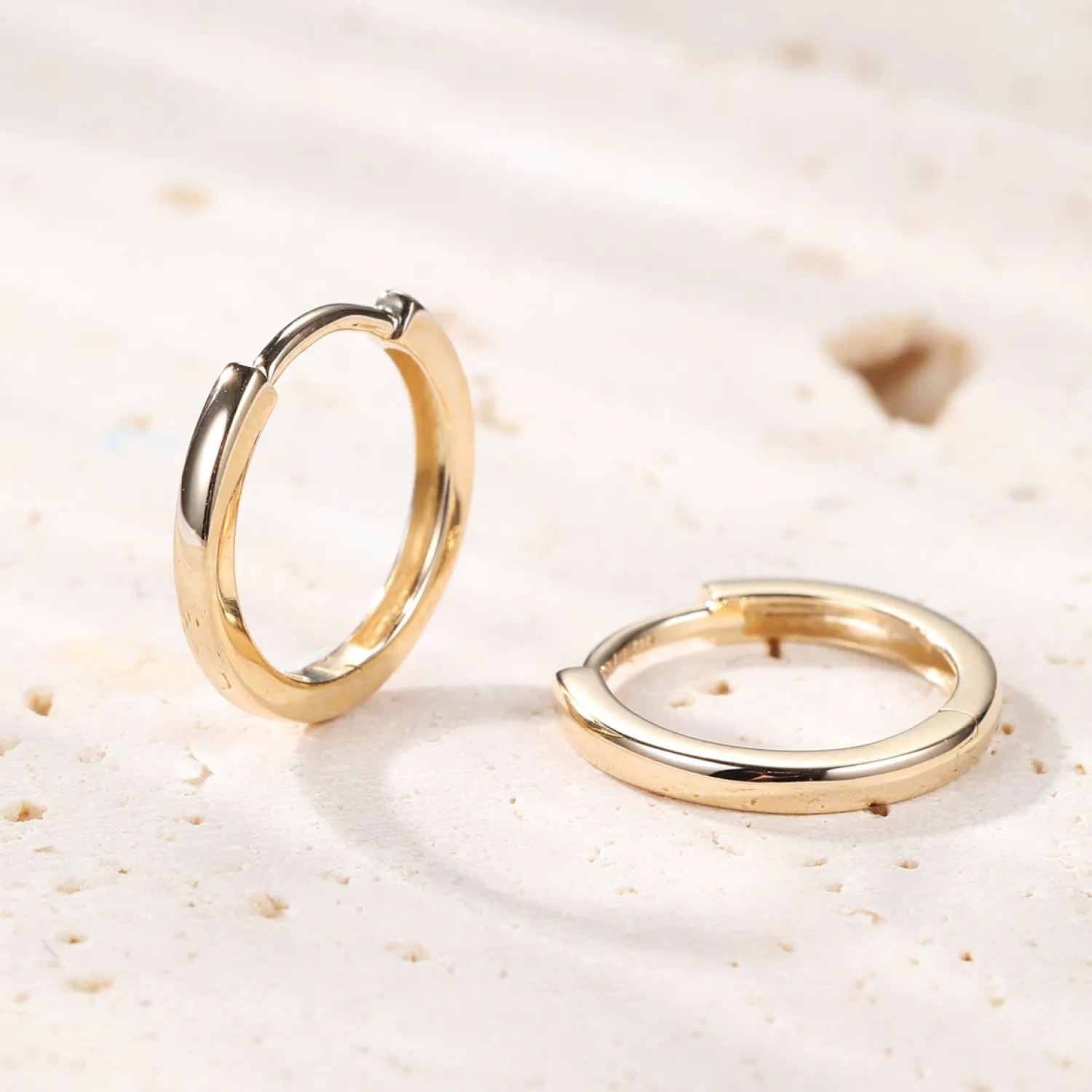 Ohrstecker | Creolen | Hey Happiness Ewigkeit Creolen Gold 585