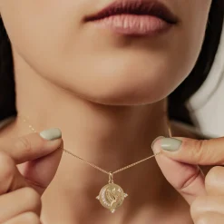 Filigrane Ketten | Hey Happiness Fearless Kette mit Anhänger Sterlingsilber