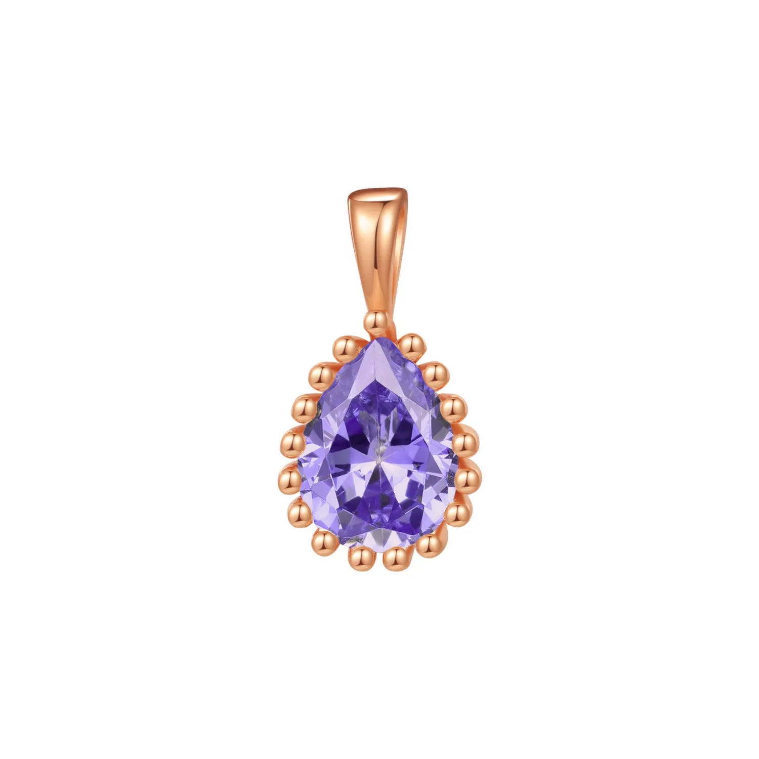 Filigrane Ketten | Hey Happiness Februar Amethyst Geburtsstein Halskette Sterlingsilber
