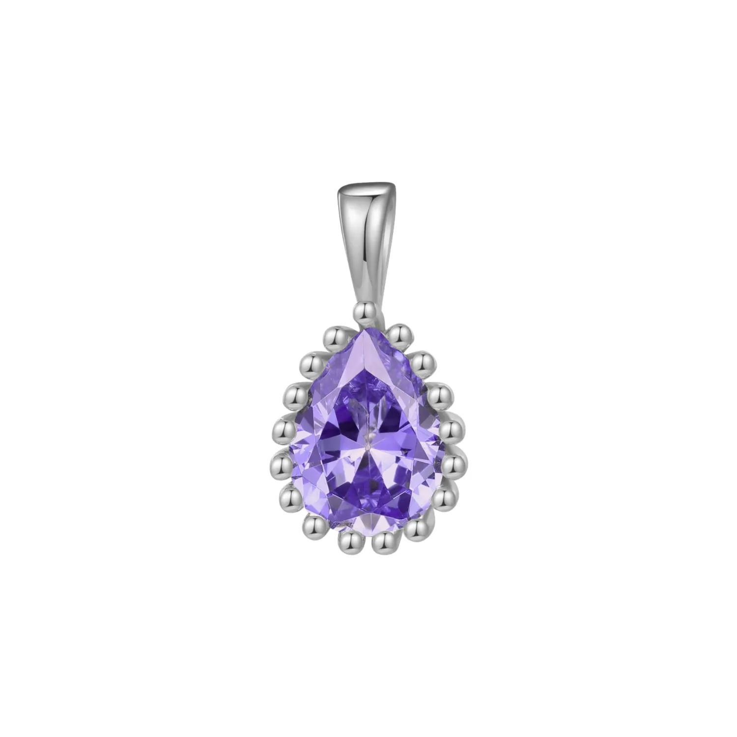 Filigrane Ketten | Hey Happiness Februar Amethyst Geburtsstein Halskette Sterlingsilber