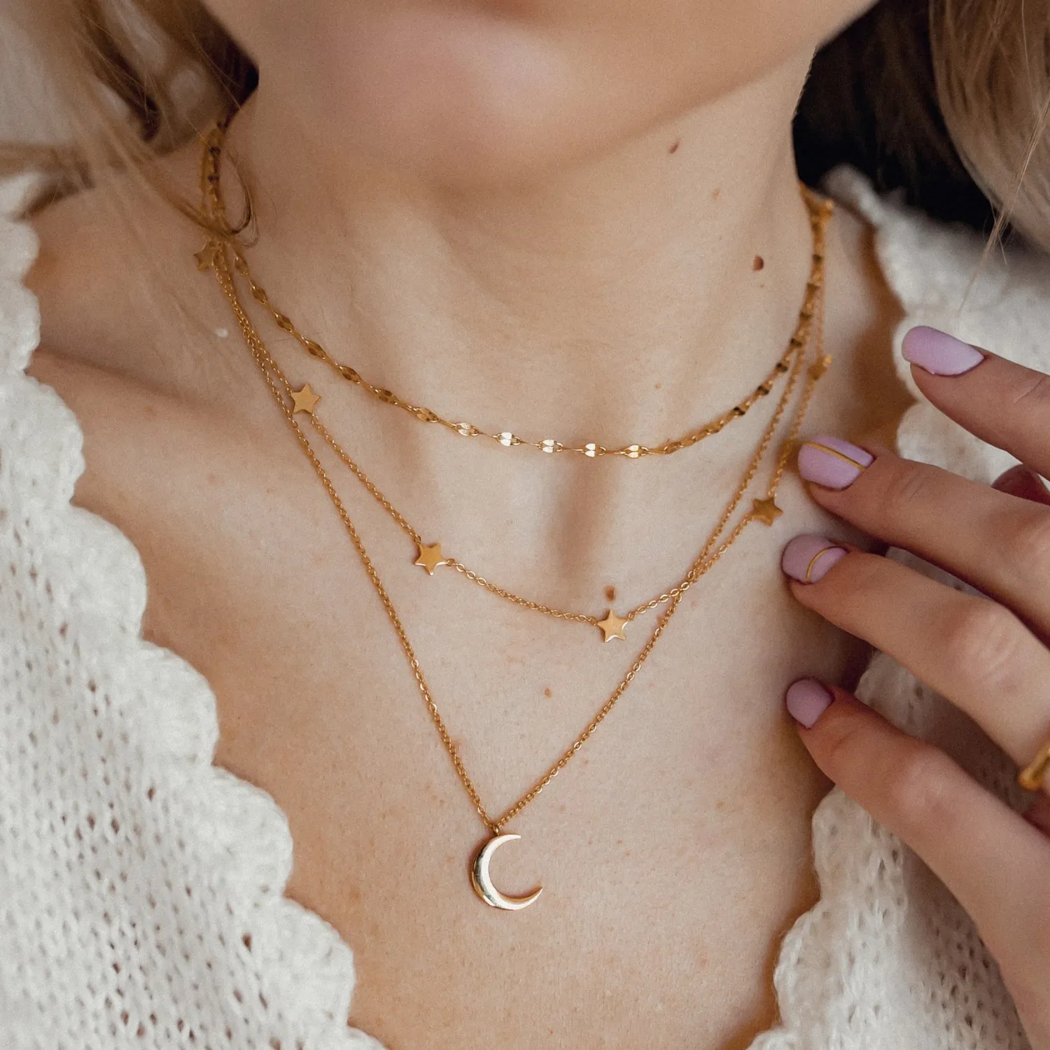 Choker Ketten | Filigrane Ketten | Hey Happiness Feine Choker Kette in Gold
