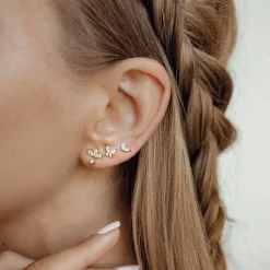 Earring Stack Sets | Hey Happiness Feine Ohrringe Vergoldetes Sterlingsilber