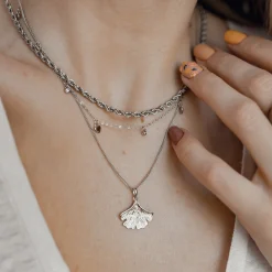 Filigrane Ketten | Hey Happiness Feine Strukturierte Kette Sterlingsilber