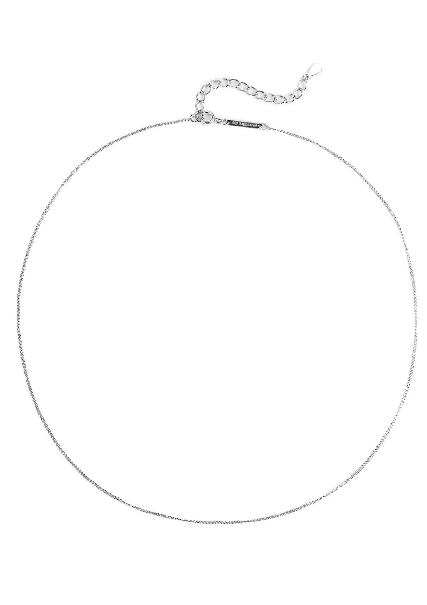 Filigrane Ketten | Hey Happiness Feine Strukturierte Kette Sterlingsilber