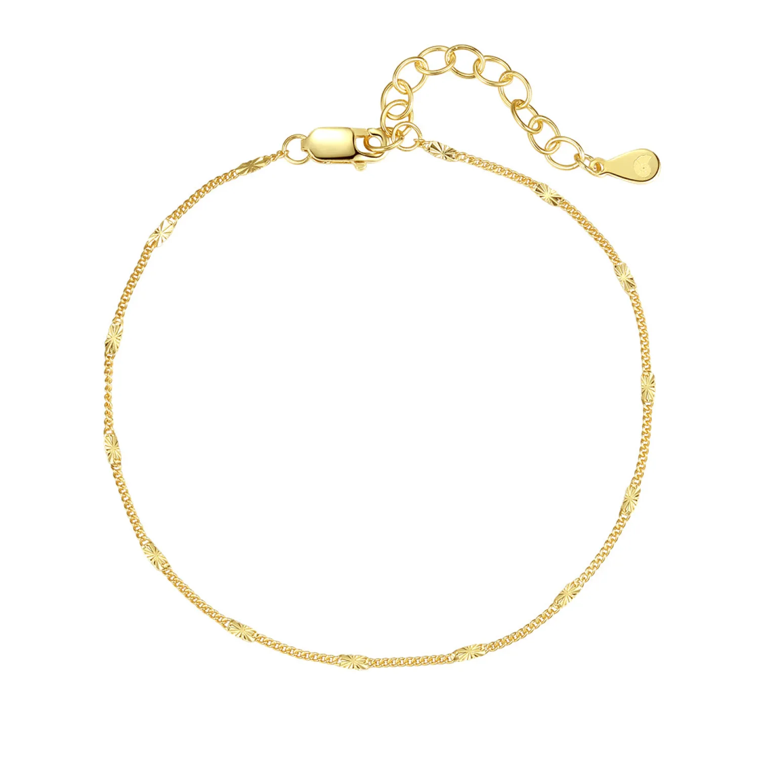Ketten Armbänder | Hey Happiness Feines Starburst Armband Sterlingsilber in Gold