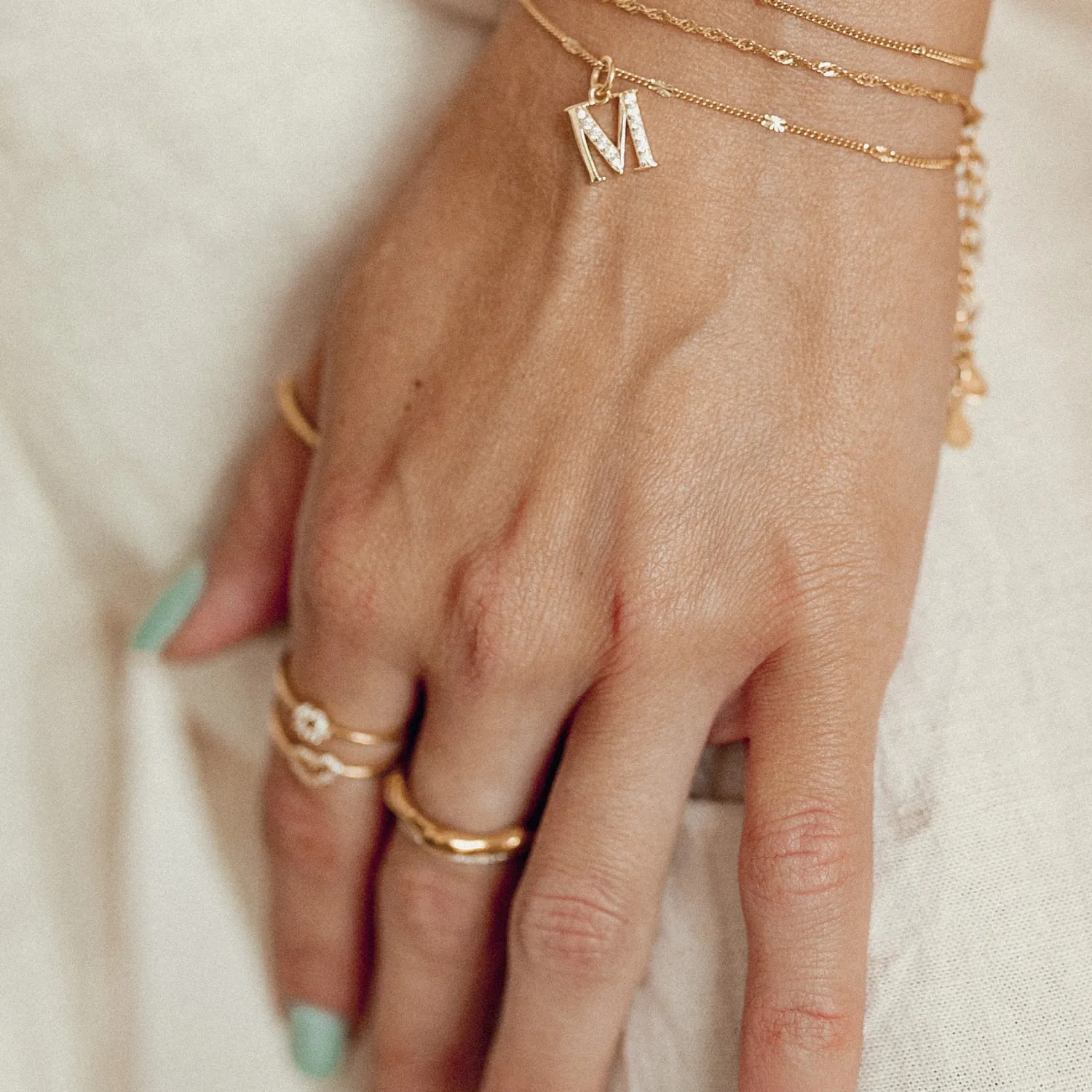 Ketten Armbänder | Hey Happiness Feines Starburst Armband Sterlingsilber in Gold
